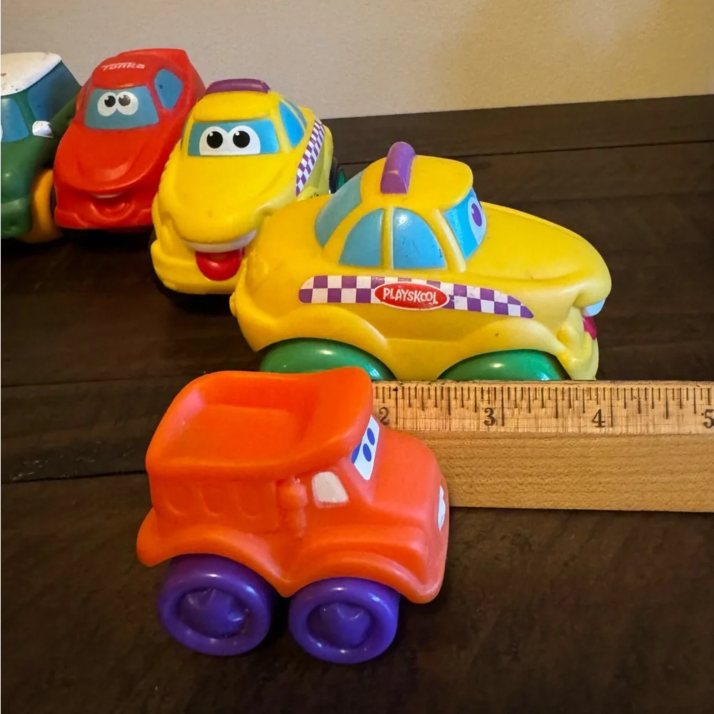 Tonka Chuck & Friends / Playskool Cars/Trucks Lot Of 8 Rolling Figures